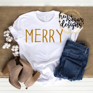 Merry Christmas PNG for Sublimation | Screenprint | One Color | Single Color | Red | Black | White | Green | Gold