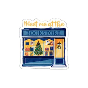 Meet Me at the Bookstore Die-Cut Sticker | Reader | Reading