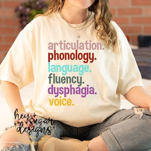 Articulation Phonology Language Fluency Dysphagia Voice Speech Language Pathologist Therapist Therapy PNG for Sublimation Screenprint