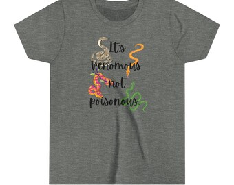 It's Venomous Not Poisonous Youth Short Sleeve Tee | Kids T