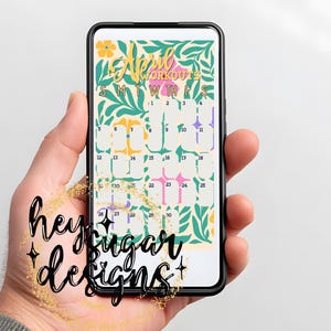 April 2026 Selfie Workout Tracker | Social Media Tracker | Facebook Story Template | Instagram IG Stories Template | Monthly Calendar