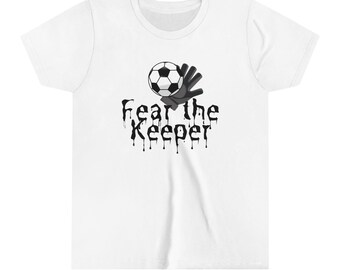 Camiseta de manga corta Fear the Keeper Youth Bella Canvas / Portero / Fútbol / Portero