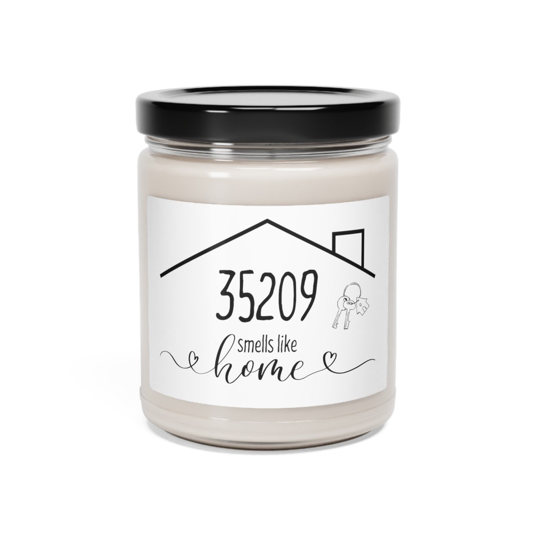 Smells Like Home 35209 Zip Code Candle | Homewood Alabama | AL ...
