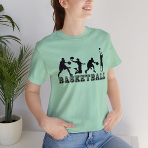Basketball Boys Unisex Jersey Short Sleeve Tee | Basketball Player T-Shirt | Sports Shirt