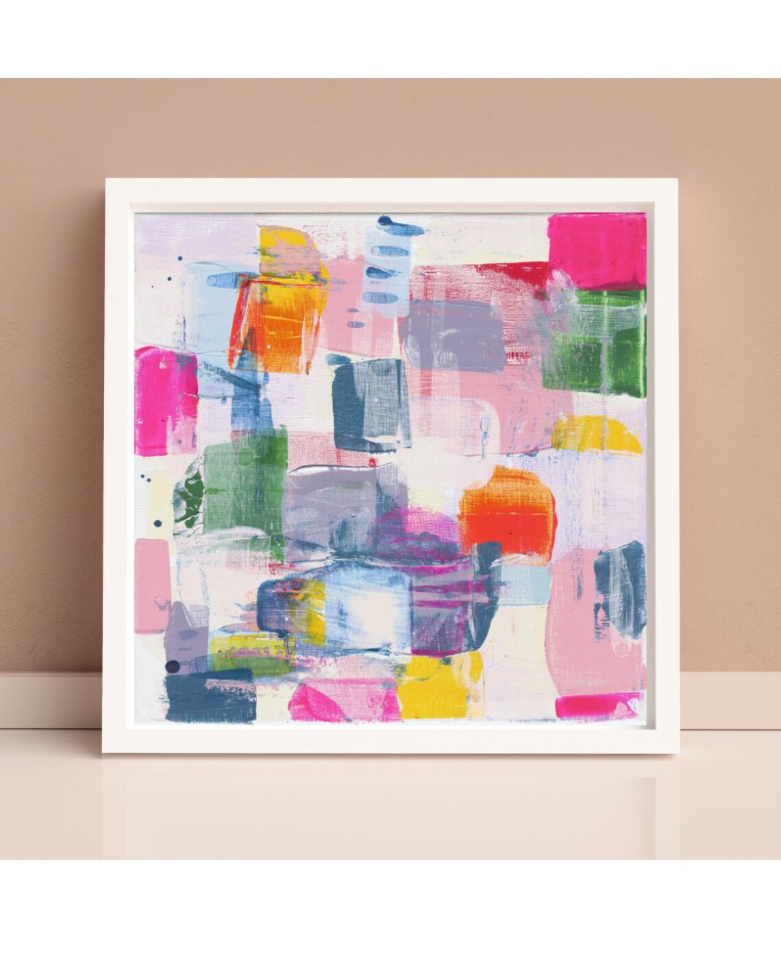 Abstract Art Print, Colorful Wall Art, Abstract Print, Paper Print 'A ...