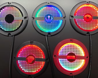 Arcade1Up Pinball RGB Speaker Grills | Custom 3D Printed | Easy Install | Music Sync