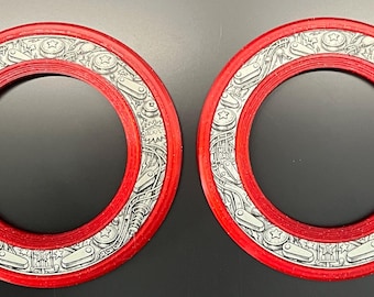 Modular RGB Speaker Grill Rings | Wonderland/AtGames Compatible | Easy Swap