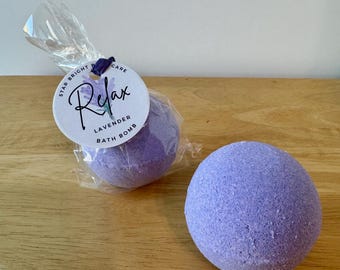 Entspannung – Lavendel-Badebombe