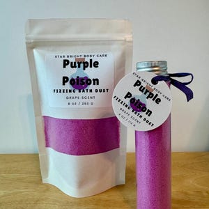 Purple Poison Fizzing Bath Dust