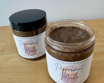 Esfoliante Corporal de Hortelã-Pimenta e Mocha