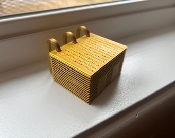 Golden Plates Replica Treasure Box - 3D printed