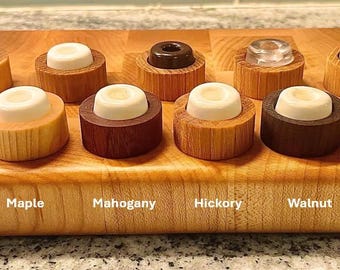 Patas de madera dura artesanales para tablas de cortar: opciones de madera exótica