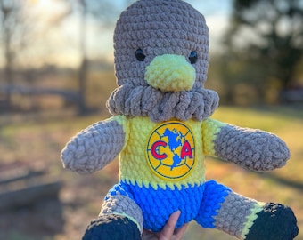 America Eagle Mascot plushie, America Aguila crochet