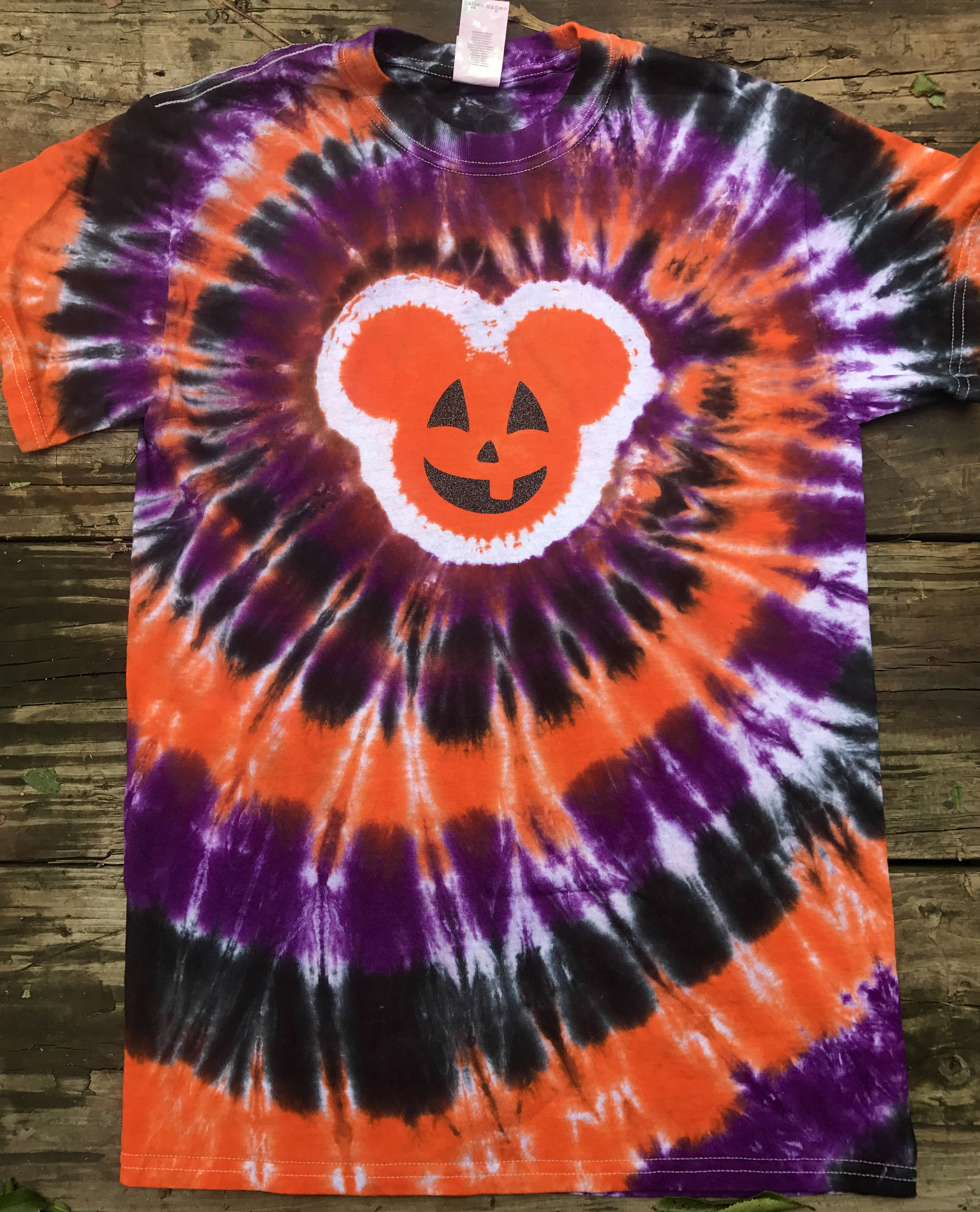 Tシャツ・カットソー IONSEOUL Pumpkins Dyeing MTM Tie Dye a Jack O Lantern Pumpkin on a tee - YouTube