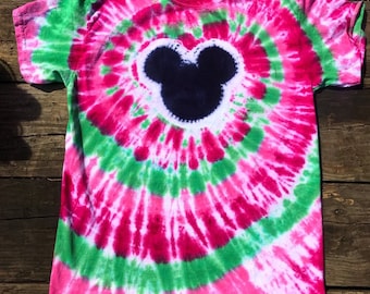 YOUTH -TODDLER SIZES Tie dye shirts . You pick your colors. Mouse, spiral, etc.