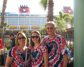 Patriotic Tie Dye T shirts for your family- All sizes.