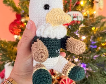Swoop Eagle Mascot emotional support , Philadelphia Aguila crochet