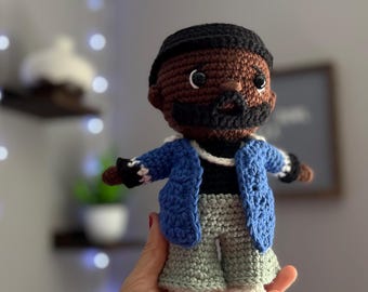 Kendrick Lamar inspired crochet doll