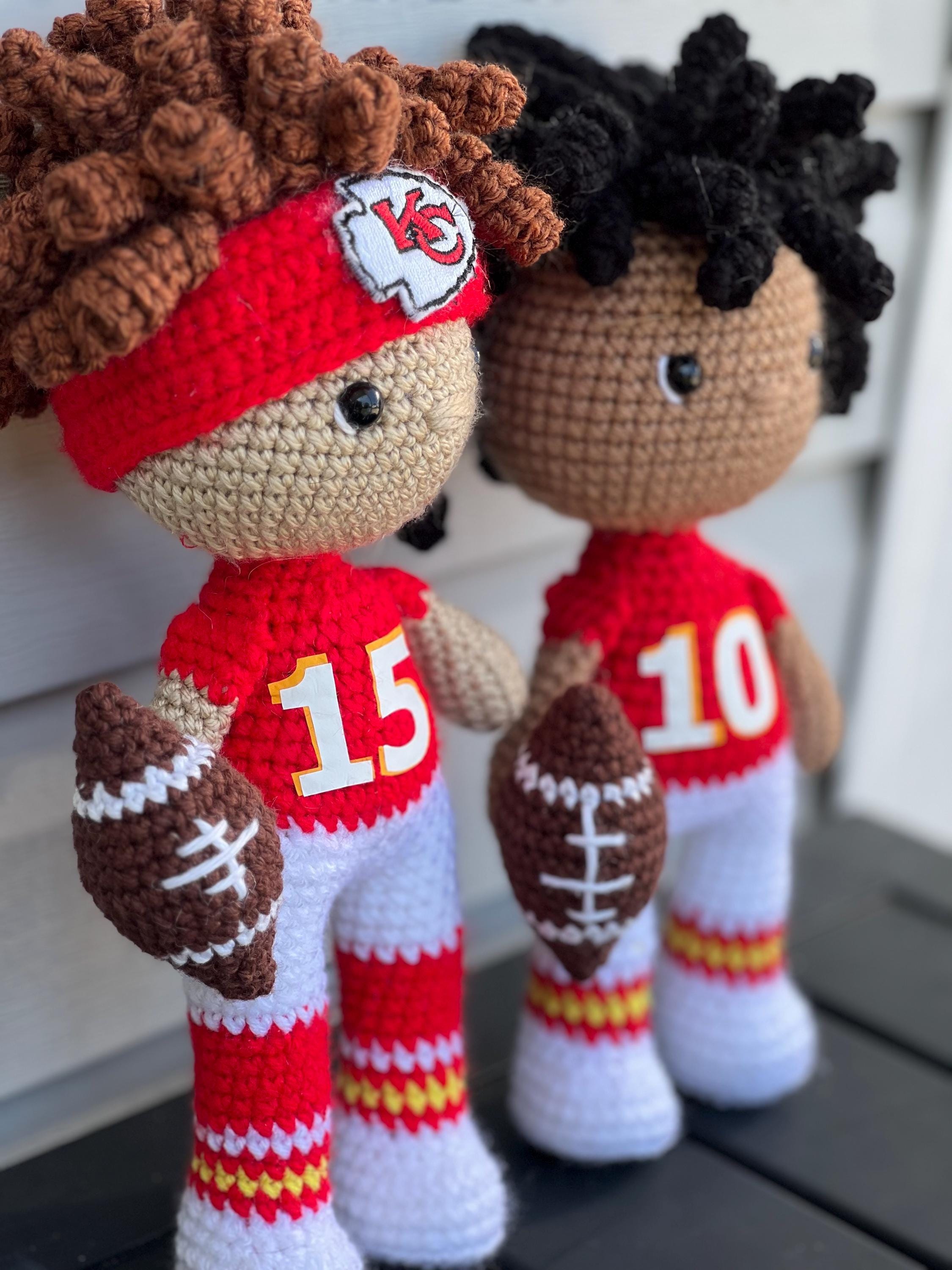 Patrick Mahomes, Isaiah Pacheco Inspired Crochet Doll - Etsy