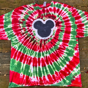 Christmas Tie Dye T shirts for the Whole Family