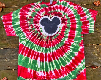 Christmas Tie Dye T shirts for the Whole Family