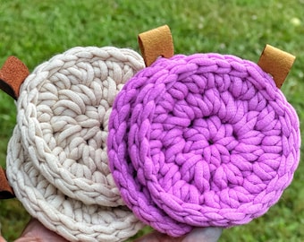 Crochet Car Coasters, car coaster set