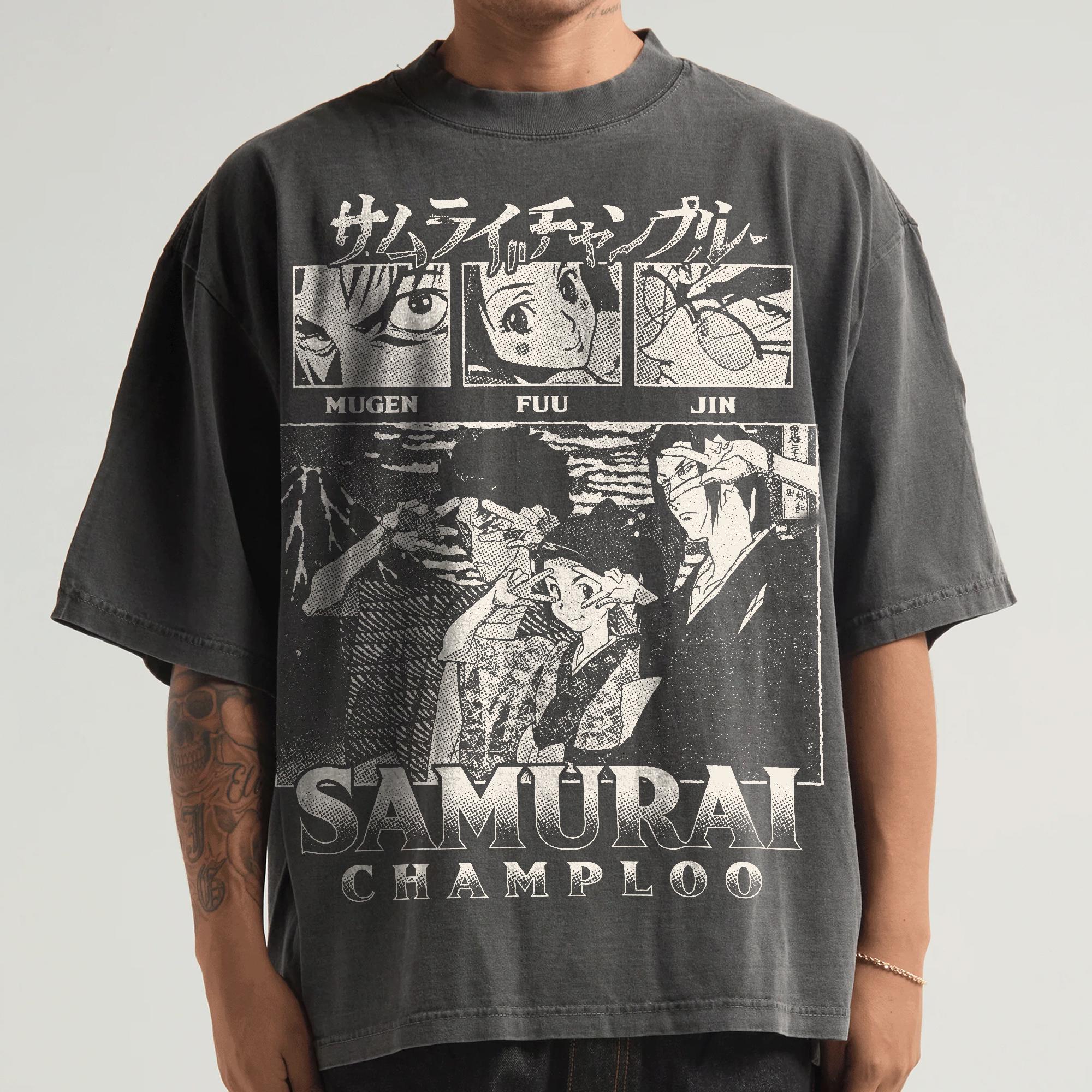 DELTA SAMURAI CHAMPLOO Tシャツ 半袖 XL相当 Samurai Champloo Shirt - Etsy