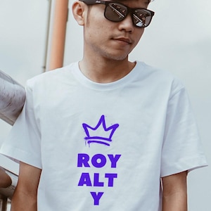 Royalty Crown Graphic Tee - Unisex King Queen T-Shirt
