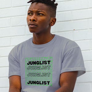 Junglist Rave Tee, Unisex Shirt, EDM Party Wear, Festival Fashion Top, DJ Musik Liebhaber Geschenk, Dance Club Bekleidung