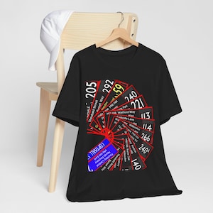 ロンドンバス路線表示Tシャツ
