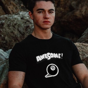 8-Ball Pool Unisex Tee Shirt - Billiards Lover Gift, Pool Player Shirt, Cool Pool Ball Graphic Tee, Men&#39;s Women&#39;s Pool Champion T-Shirt