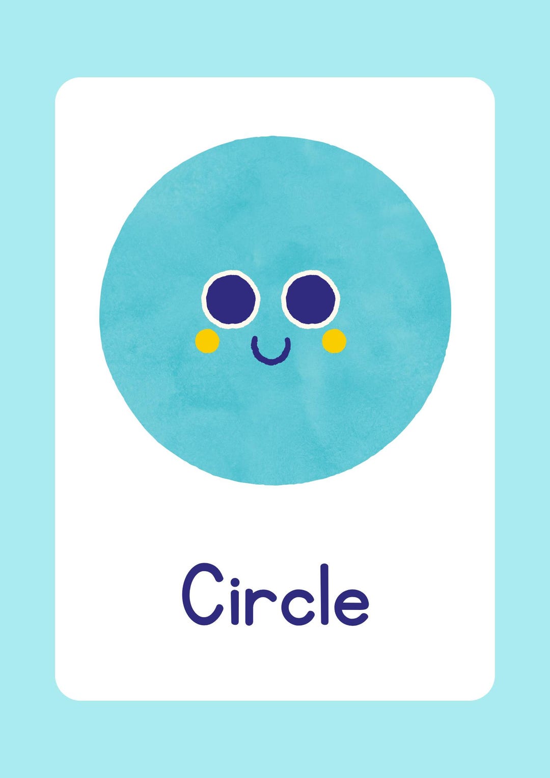 Shapes Flashcards: Real-life Objects, Geometry Learning (printable PDF ...