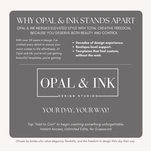 the opal and ink advertises for the company