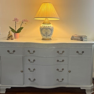 Victorian Dresser  | Antique Dresser | Vintage Dresser | Handmade Dresser  | Mid Century  Dresser | 8 Drawer Dresser | Blue Dresser |Dresser
