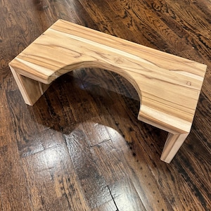 Orinal en cuclillas de madera dura de teca