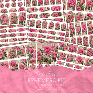 Pink Rose Ephemera