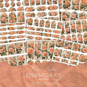 Peach Rose Ephemera