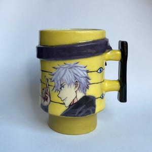 Handmade Gojo Satoru mug Jujutsu Kaisen anime