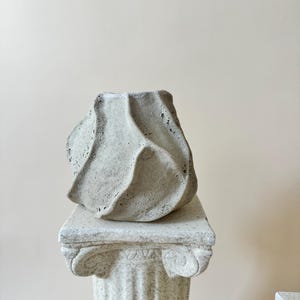 Handmade Ceramic Sculptural Vase, Medium Vessel, Organic Vase, Sculptural Vase, Unique Ceramic Vase