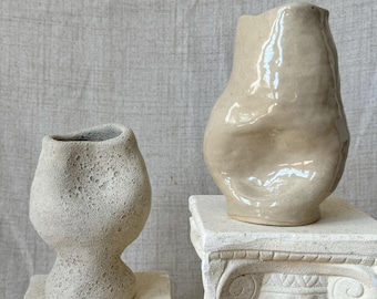Handmade Ceramic Vase, Small Vessel, Organic Vase, Unique Ceramic Vase