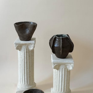 Handmade Ceramic Sculptural Vase, Medium Vessel, Organic Vase, Sculptural Vase, Unique Ceramic Vase
