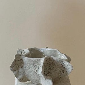 Handmade Ceramic Sculptural Vase, small Vessel, Organic Vase, Sculptural Vase, Unique Ceramic Vase