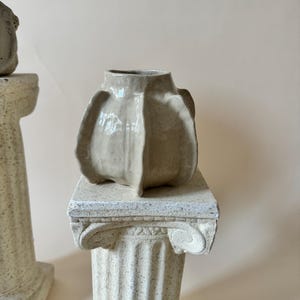 Handmade Ceramic Sculptural Vase, Small/Medium Vessel, Organic Vase, Sculptural Vase, Unique Ceramic Vase