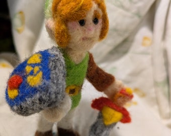 Needle Felted Amiibo Figures