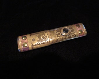 Brass and copper etched flash drive, 16Gb, USB 3.0