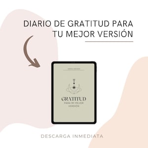 Diario de gratitud en español | Spanish Version, Journal, Agradecimiento | Pdf | descarga inmediata | 31 dias | imprimible