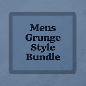 Ensemble de style grunge pour hommes | Boîte mystère inspirée de Pinterest avec un pantalon, un sweat à capuche, des vêtements grunge et plus de l'an 2000 | Cadeaux uniques pour lui