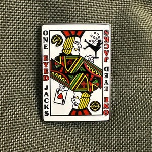 Twin Peaks Enamel Pin: One Eyed Jacks, Owl Cave Symbol - Limited Edition