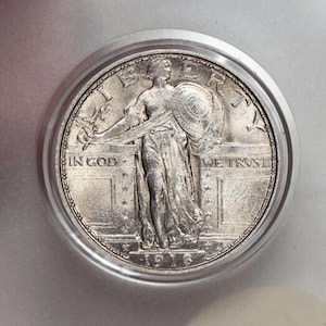 Coins 1916 Standing Liberty Quarter Coin Commemorative Rare Collectible Coins