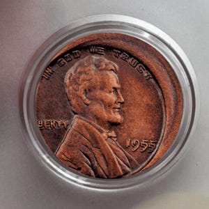 Coins Error 1955|55 SVDB doubled die Lincoln Penny Coin Commemorative Rare Collectible Coins